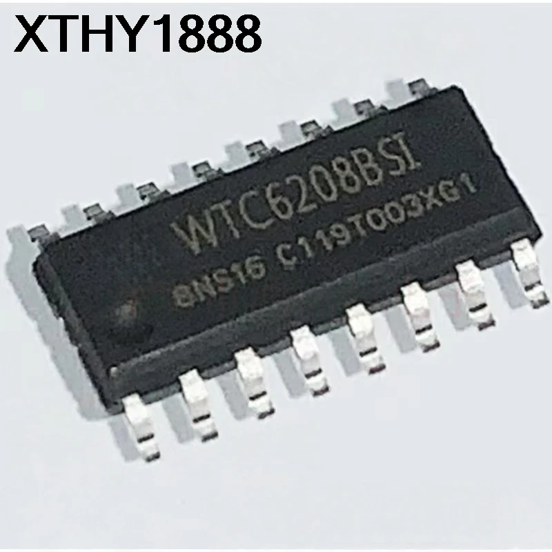 5PCS WTC6208BSI Original genuine WTC6208BS SOP16 8-key touch chip touch sensing IC