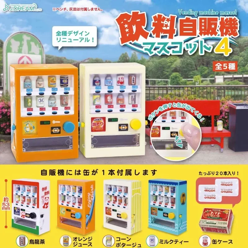 

J.DREAM Original Gashapon Figure Anime Cute Miniature Soda Vending Machine Kawaii Figurine Gacha Capsule Toys Doll Accessories