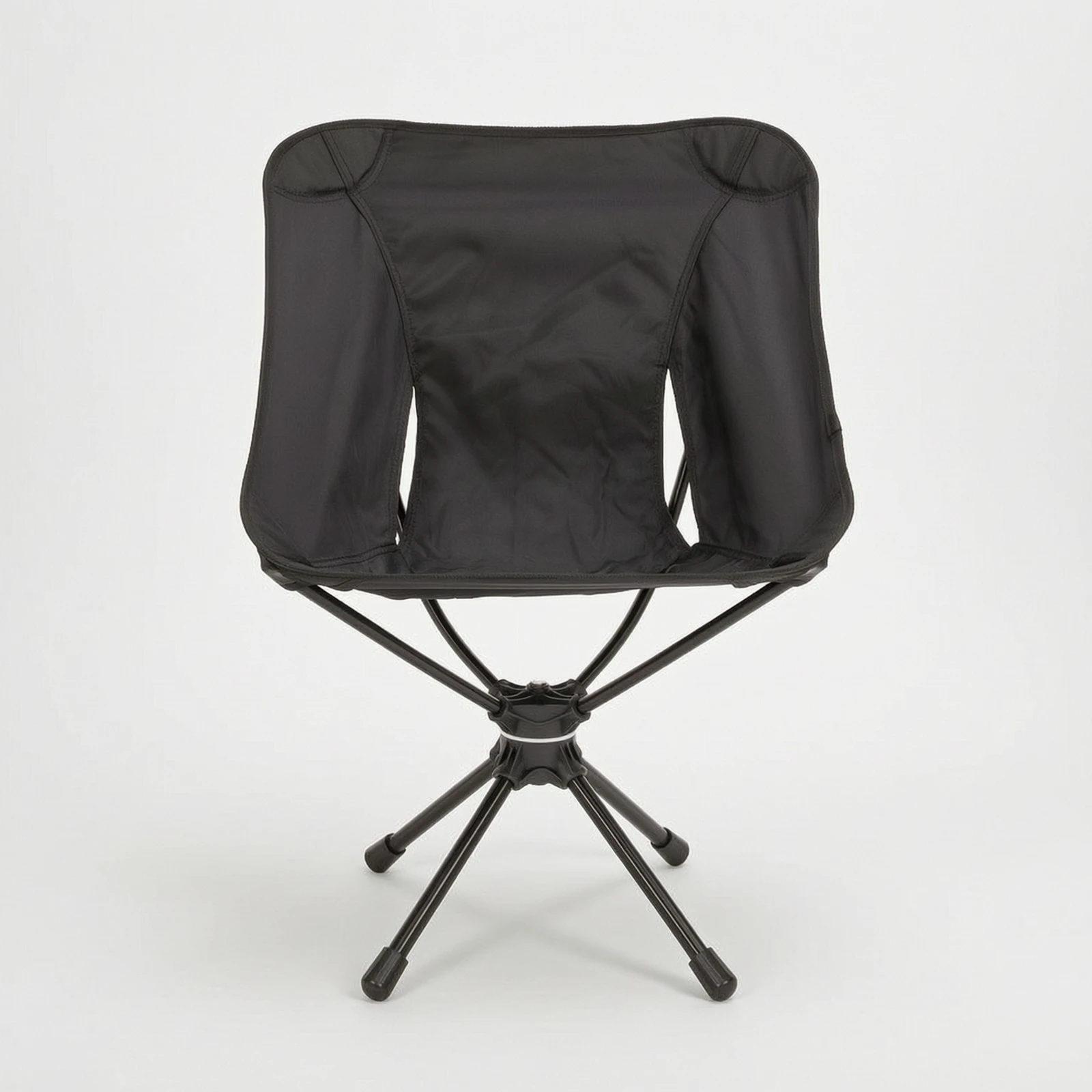 Swivel Camping Chair Foldable Folding Swivel Chair Furniture 360-Degree Rotating Compact for Campers, Fishing