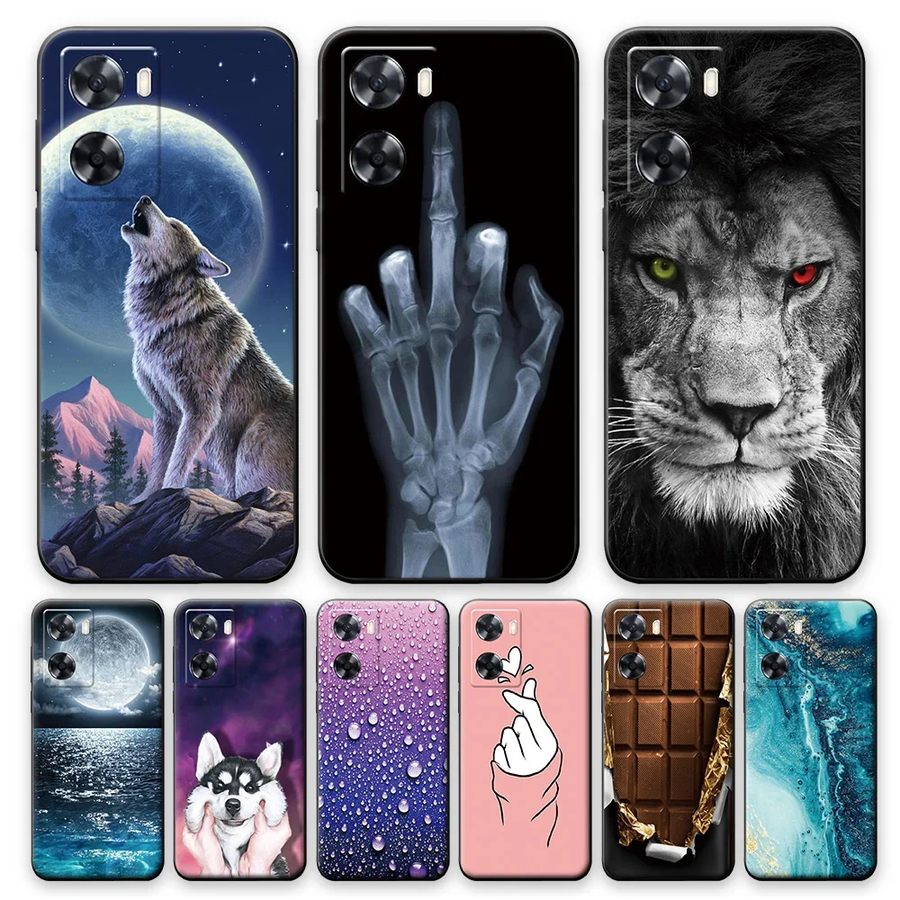 For Oppo A57S Case A57E Phone Cases For Oppo A57 4G Funda Soft TPU Silicone Marble Back Cover Bumper For Oppo A77 4G Coque Para