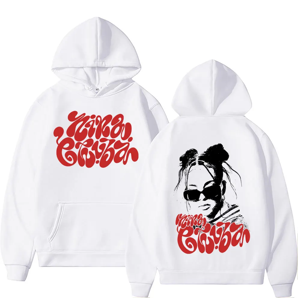 

Rapper Nina Chuba Face Graphic Hoodie Men Women Clothing Hip Hop Fashion Sweatshirt Unisex Vintage Oversized Hoodies Streetwear