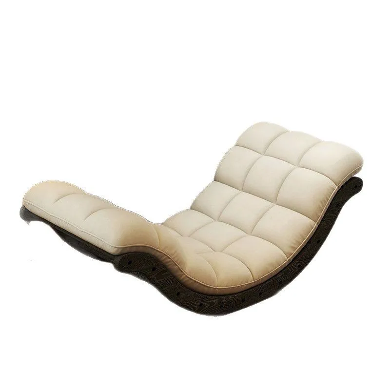 Multifunctional moon rocking chair retro lazy sofa living room balcony home leisure lunch lounge