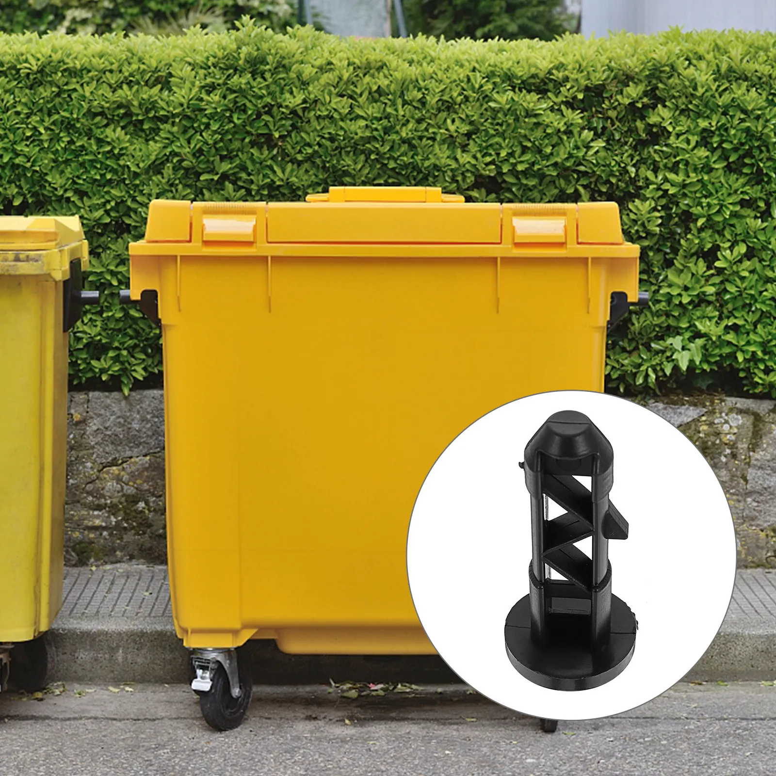 10Pcs Plastic Trash Can Cover Link Plugs for Dustbin Lid Buckles Chemical Bucket Fittings Bin Cover Connecting Shafts Trashcan