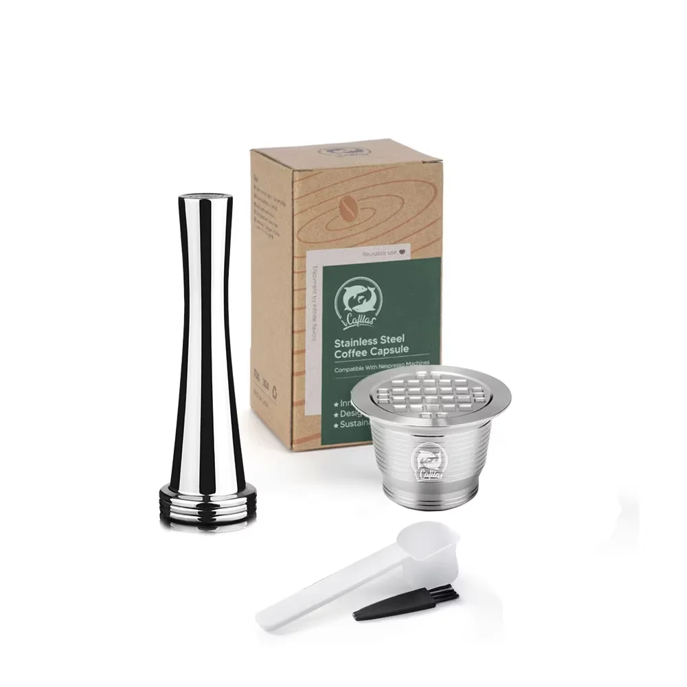 Wieder verwendbare Kaffee kapsel von icafilas für nachfüllbare Kaffeefilter aus Edelstahl