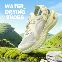 ONEMIX Summer Outdoor Water Shoes Thick Sole Non-slip Cushioned Casual Shoes Men Breathable Speed Interference Water Shoes Women