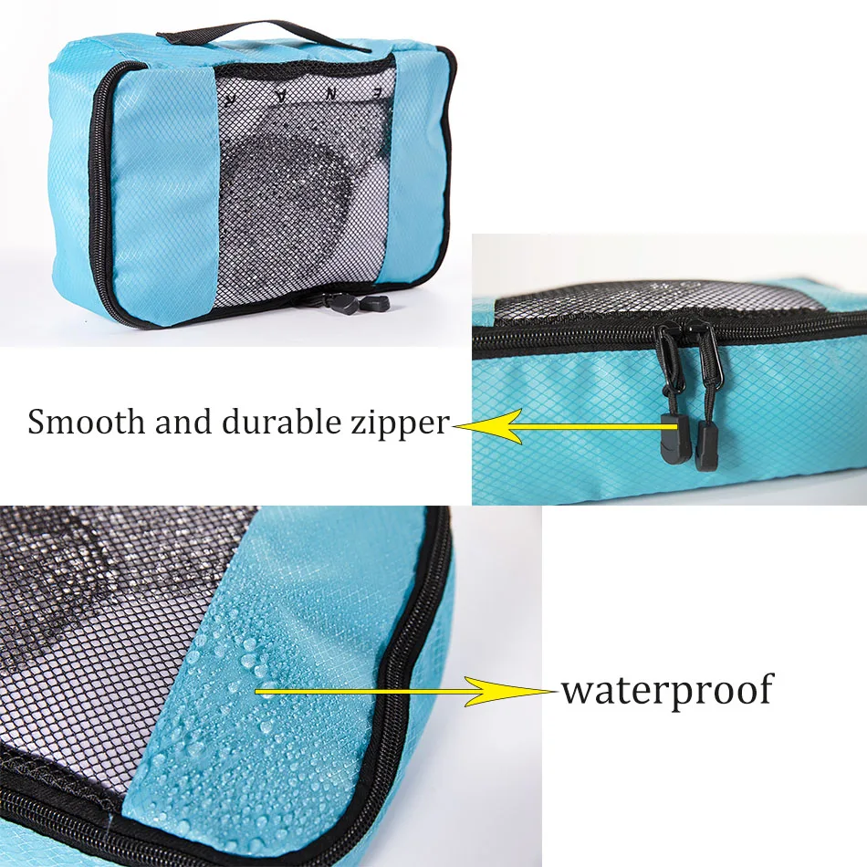 Travel Luggage Organizers Storage Bag Travel Packing Cubes Home Bedroom Whole Sorting Pouch Large Capacity Portable Storage Bag