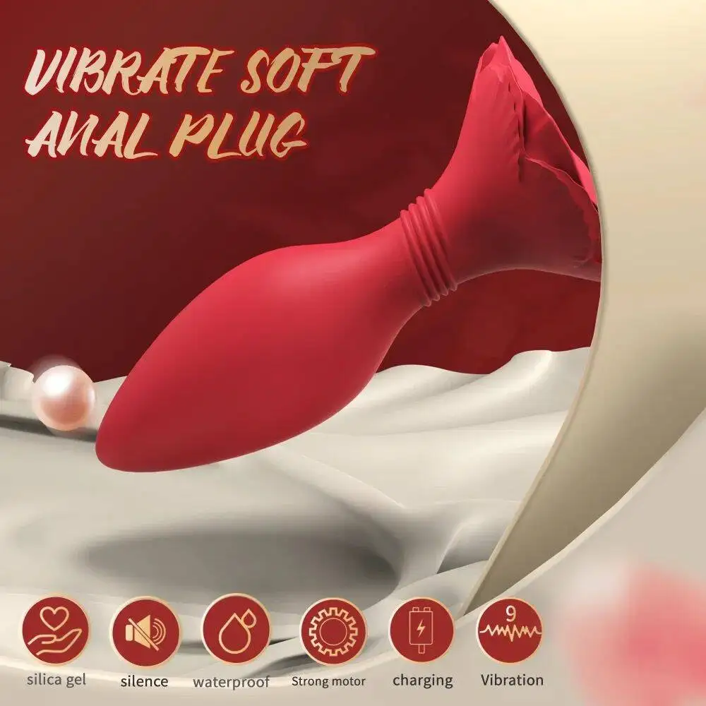 Plug anal en silicone pour adultes, jouet sexuel, vibrateur, capacité d'expansion, personnalisé, vente en gros, femmes