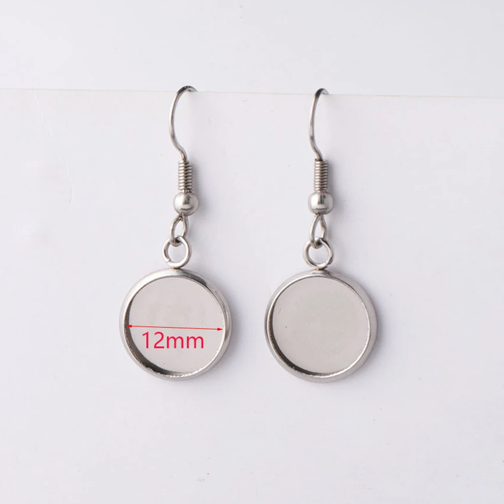 

36Pcs Earring Accessories Silver Wire Blanks for Jewelry Making Supplies Suitable Birthday Masquerade Graduation