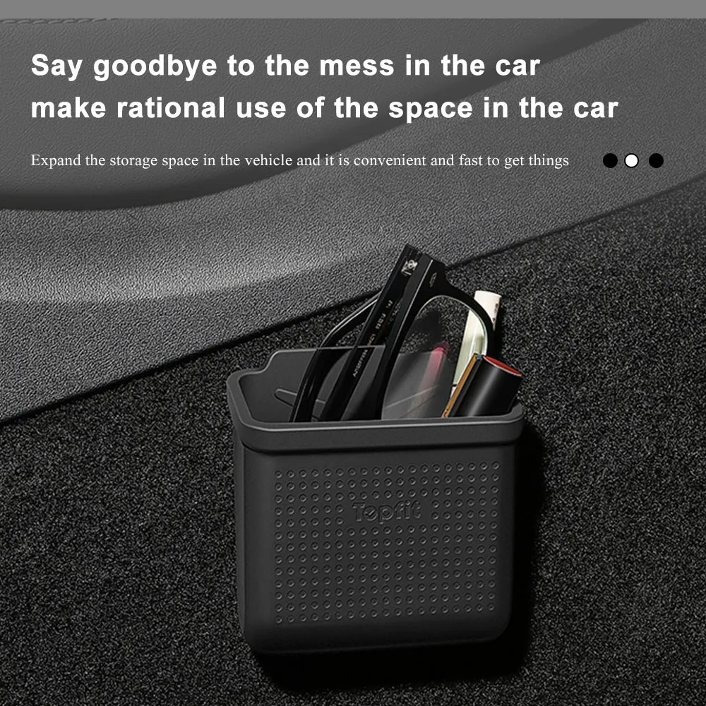 Model3 Storage Box ModelYHidden Silicone Easy Install Bag For Tesla Model 3 S X Y 2022 Auto Interior Accessories Universal Parts