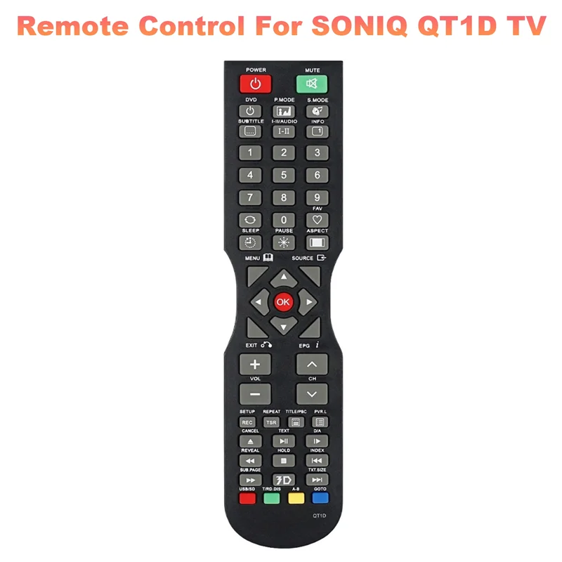 

Remote Control for SONIQ QT1D TV Remote Control