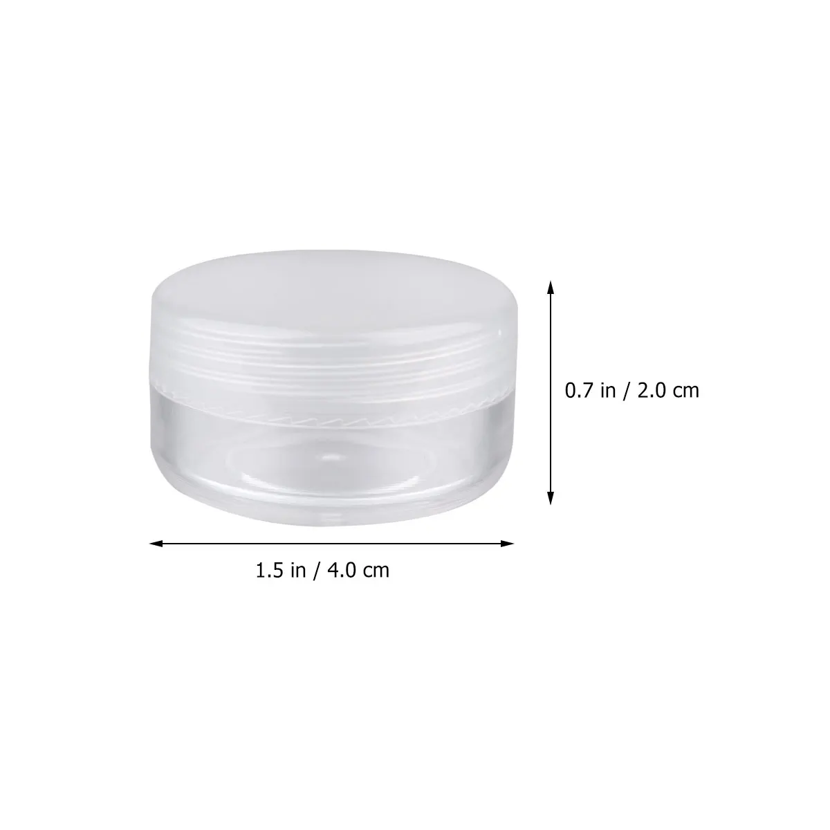 

50pcs Container Set Durable Case Travel Makeup Makeup Cream Container Powder Cream Box Leak Proof Storage Case