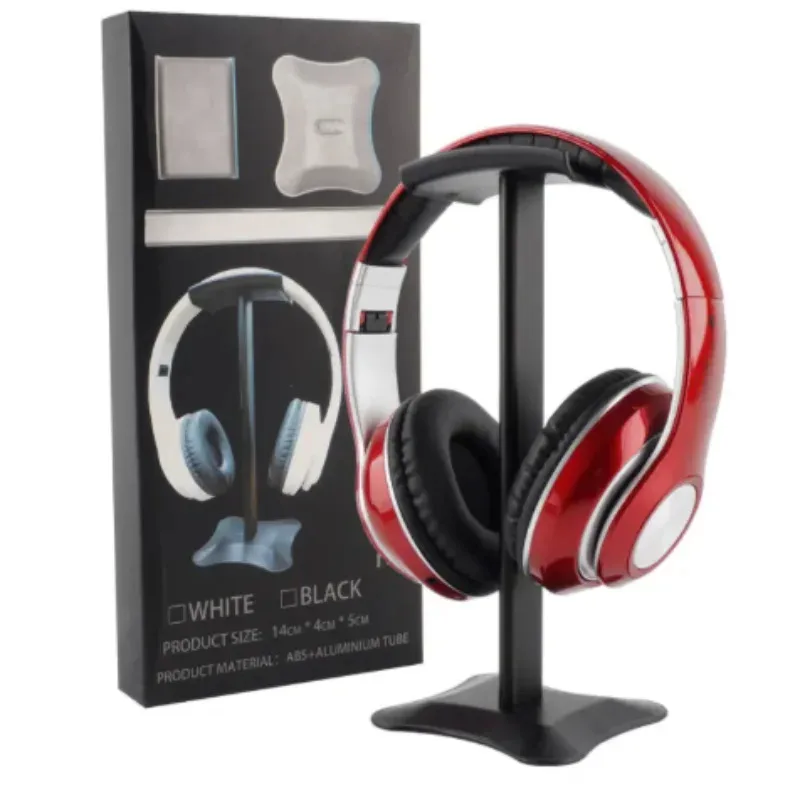Portable Aluminum Headset Stand - Foldable Gaming Desk Headphone Holder w/Non-Slip Base, Stable Earphone Organizer image 4