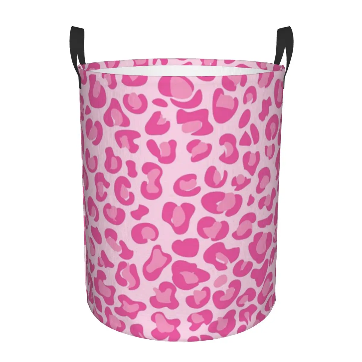

Розовые корзины для грязного белья с леопардовым принтом, складная большая водонепроницаемая корзина для хранения одежды для дома и детей