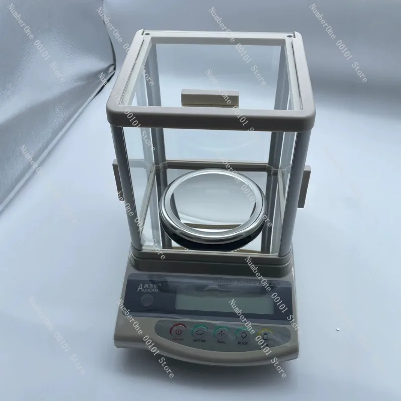 Precision Digital Balance Scale With Glass Cover Portable Electronic Table Scale For Gold Jade Precious Metal Weighing