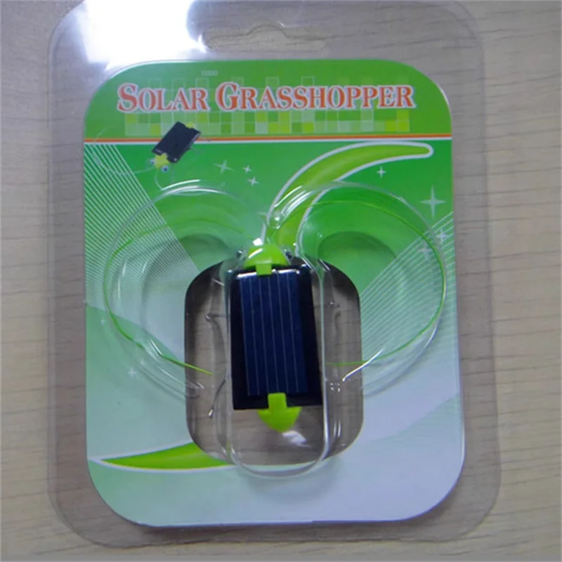 Juguete de saltamontes Solar rompecabezas niños regalo seleccionado simulación insecto regalo niños y niñas ciencia educación divertido juguete móvil chico