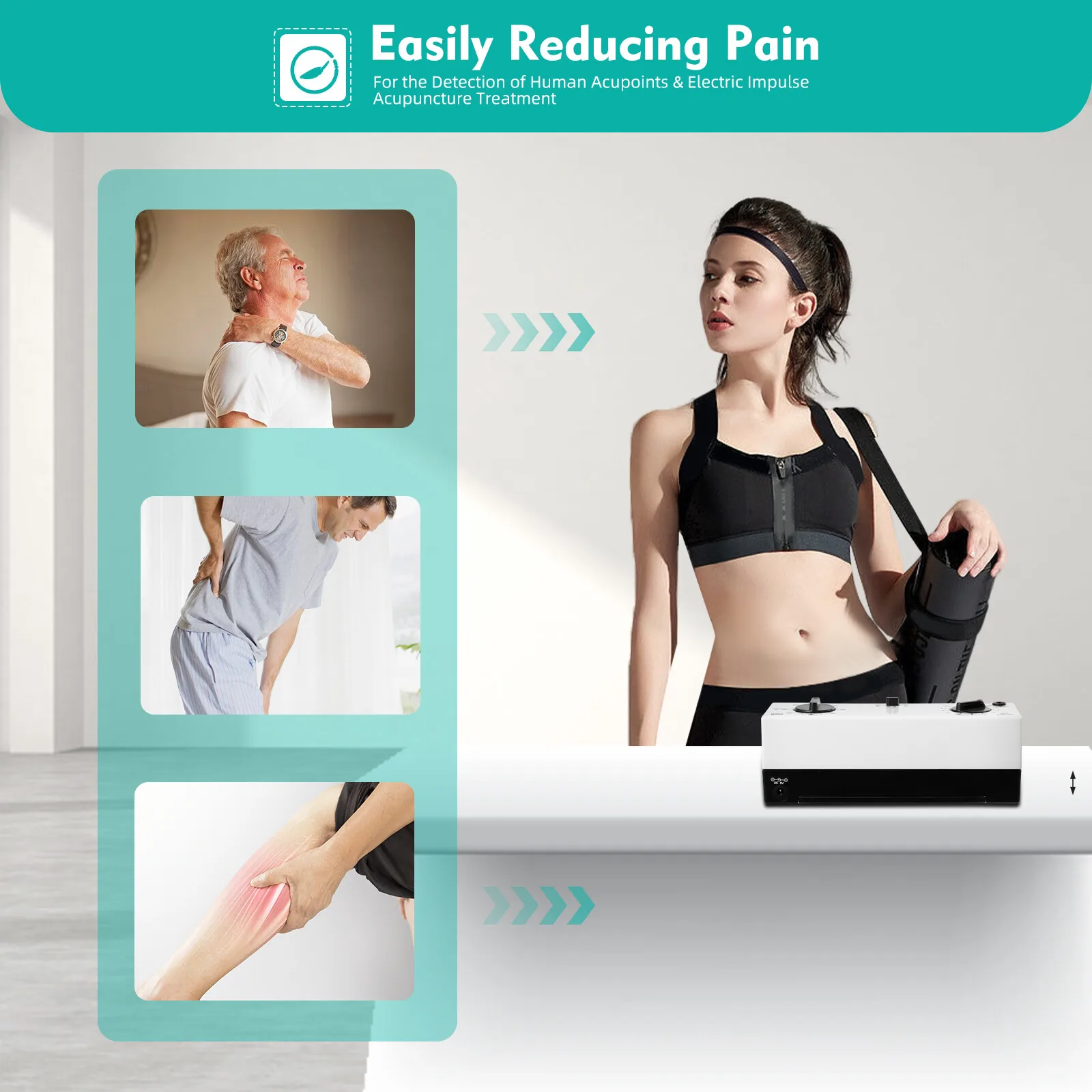 

Снимает боль в дома! Стимулятор мышц TENS Unit с 5-режимной терапией, эффективный для облегчения боли в шее, плечах и спине