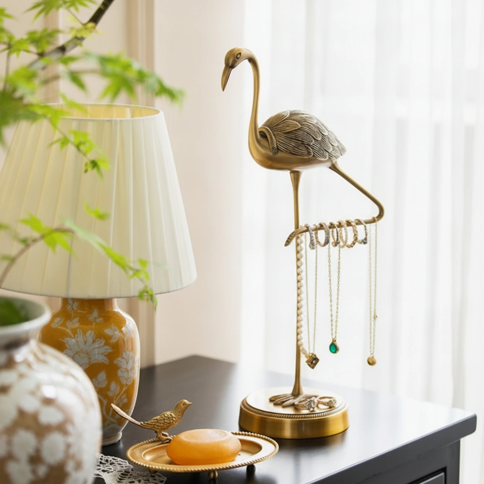 crane-towel-stand-freestanding-countertop-towel-rack-hardware-decorative-space-saving-for-homeowners-bathroom-counter-vanity
