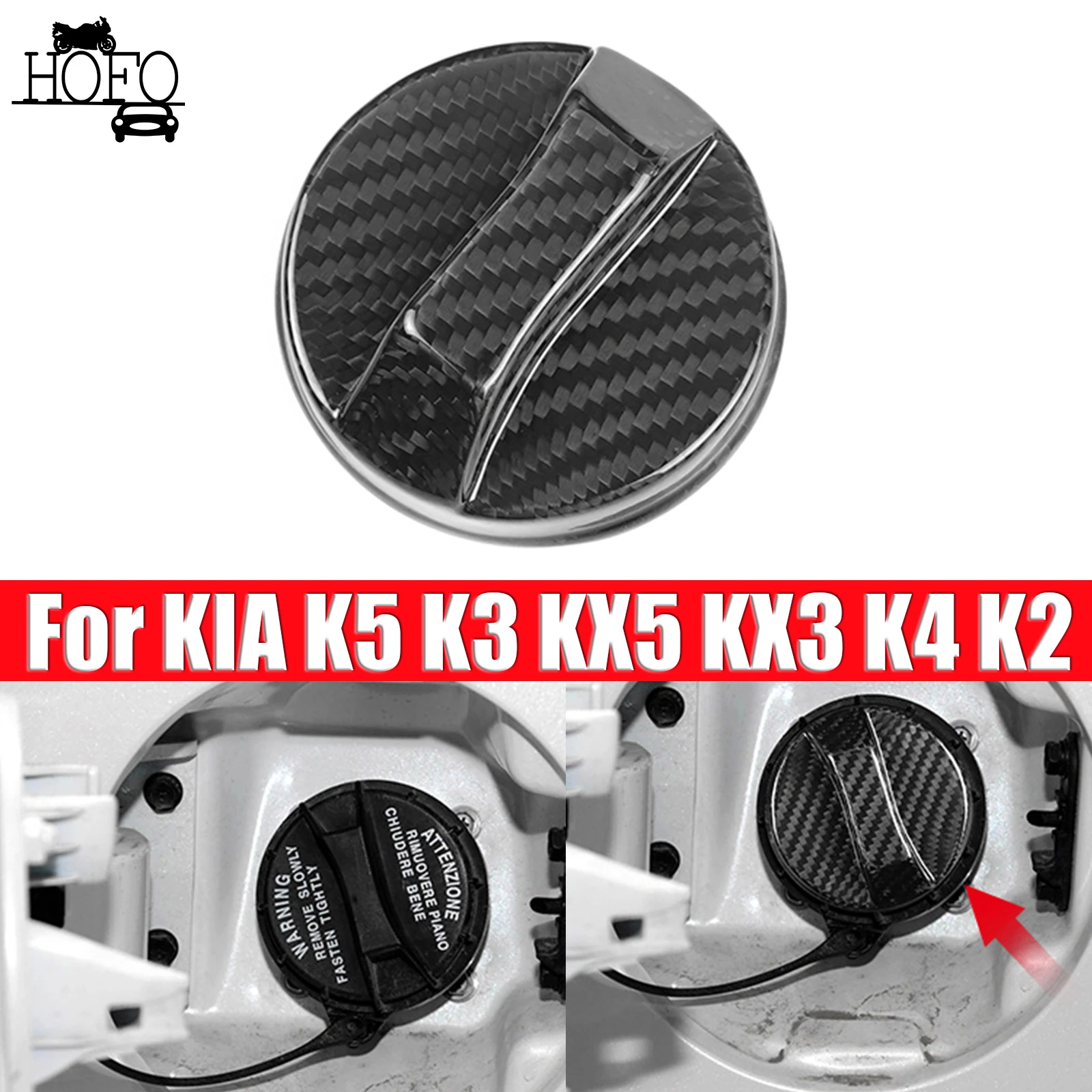 

Car Fuel Tank Cap protective Cover For KIA K5 K3 KX5 KX3 K4 K2
