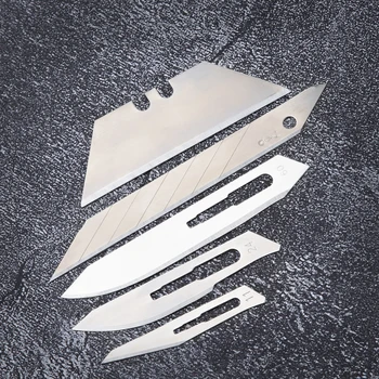 10 قطعة شفرة الجراحية 30 درجة شفرات نحت فائدة الكربون الصلب معبأة أدوات القطع بشكل منفصل