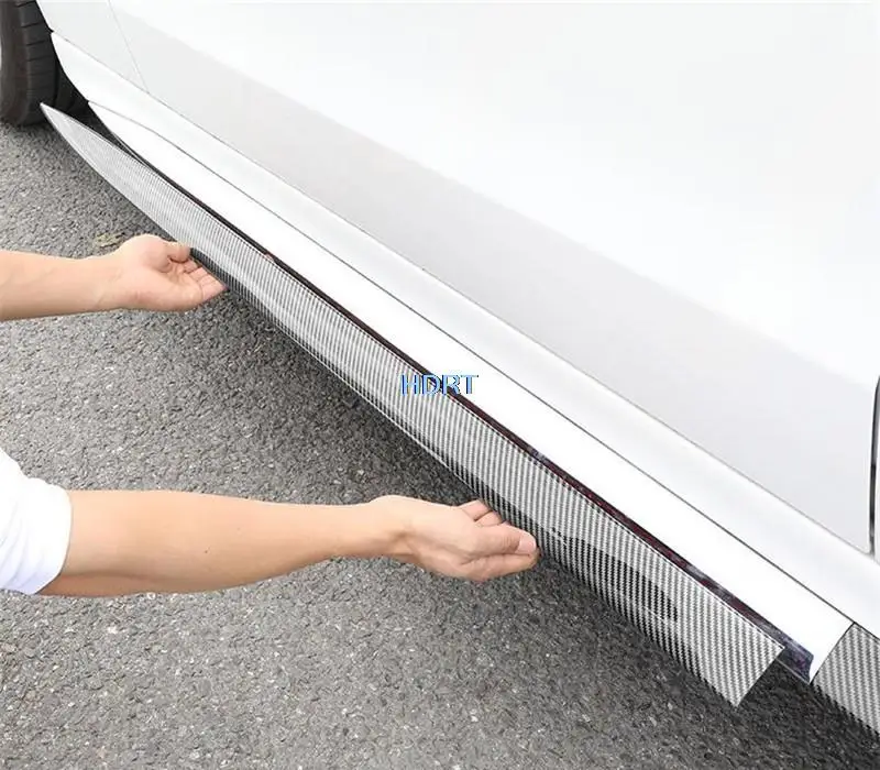 

Car Style Door Side Trim Strip Skirt Moulding Decals Exterior Sticker Accessories For Mercedes-Benz C Class 2022 + Sport Edition