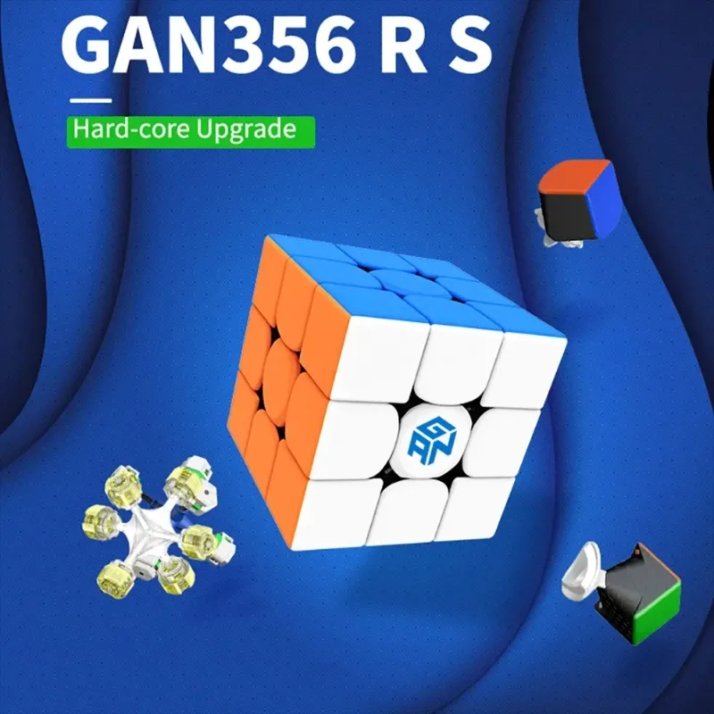 GAN 356, RS V2 3X3 Ultra-Fast Rotation, the Best Gift, Professional Toys Unexpectedly Fast, Speed Jigsaw Puzzle Educational Toys
