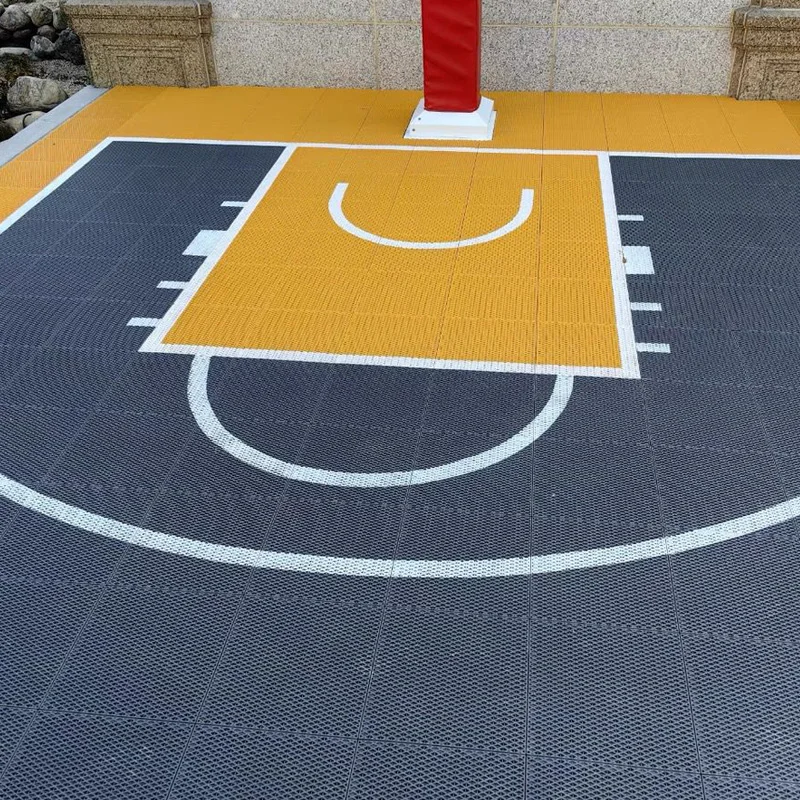 Beable Water-proof Outdoor Backyard Multi-Purpose Plastic Sports Flooring Small Basketball Court Suspend Surface