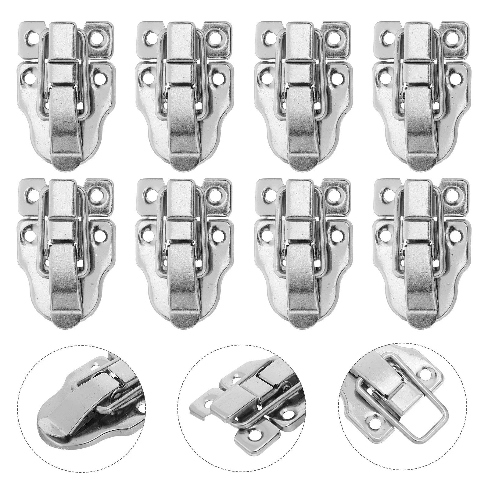 

Retro Hardware Buckle Lock Style Metal Clasp for Furniture Decorative Use 120x80mm Vintage Cabinet Latch