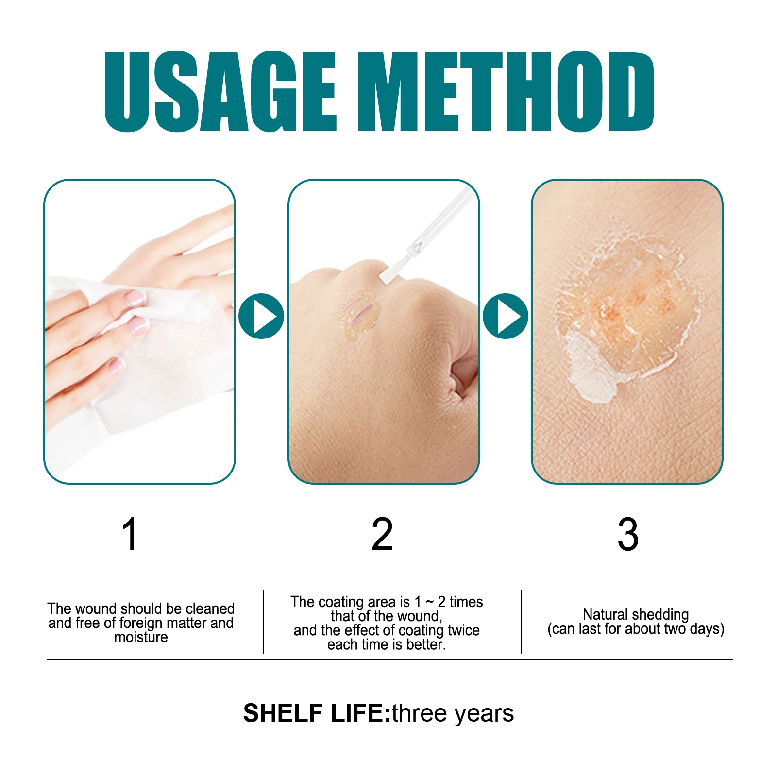 Quick Dry Gel Skin Liquid Plaster Breathable Bandage for Minor Cuts Scrapes Wounds & Dry Cracked Skin Waterproof Liquid Bandage view 6