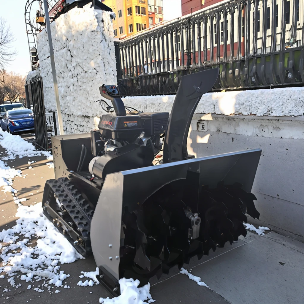 High Quality New Remote Control Snow Sweeper Robot Crawler Snow Blower for Convenient Winter Cleanup Snow Blower