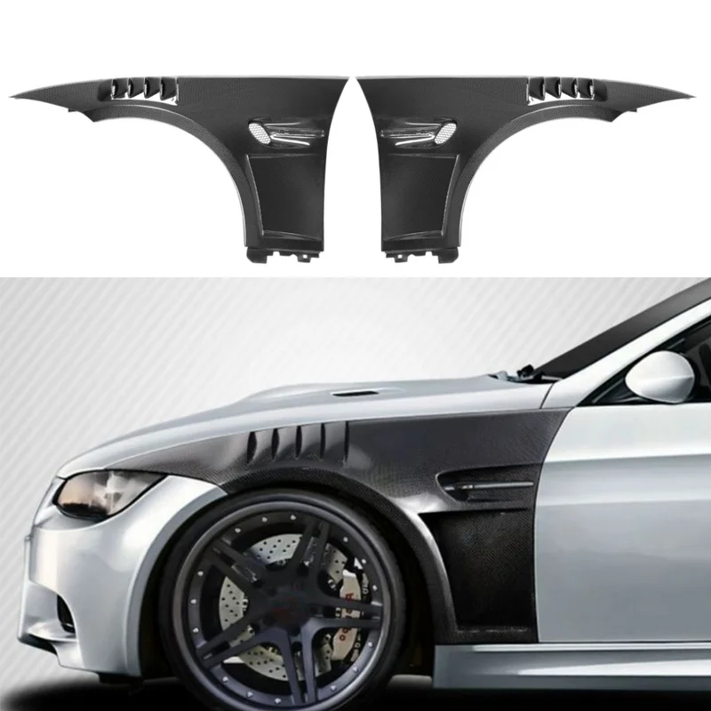 Front Bumper Trim Carbon Fiber MBJ Style E92 3 Series Coupe LCI 2008-2013