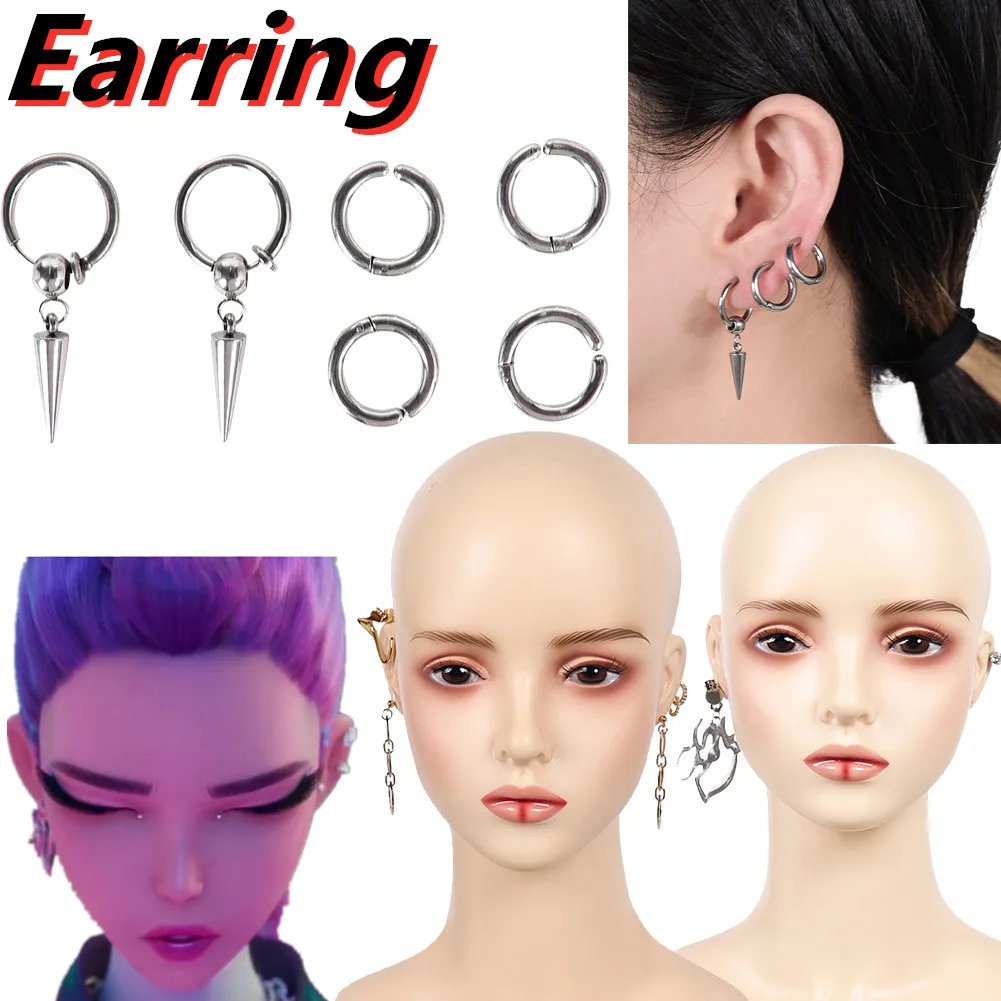 

Руми Зои, серьги для косплея, охотники на демонов, реквизит для ролевых игр, карнавальный костюм на Хэллоуин, аксессуары для женщин и девочек