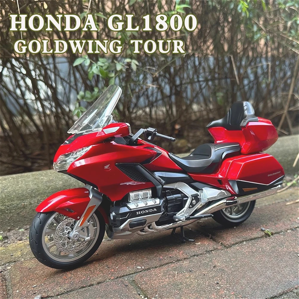 

Large 1:9 Honda GL1800 CBR1000RR Motorcycle Model Toy Metal Diecast Wheel Steering Shock Absorption Hobby Gifts for Kids