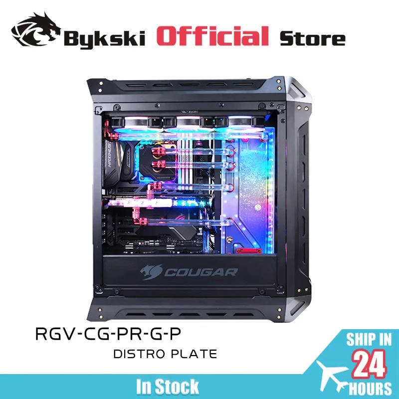 

Акриловый резервуар BYKSKI для корпуса компьютера COUGAR Panzer-G/3PIN 5V D-RGB/комбинированного насоса DDC, решение для каналов холодной воды