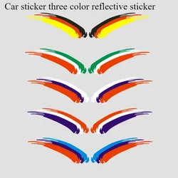 Car logo Germany German flag logo grille badge Decal sticker Car decoration reflective sticker
