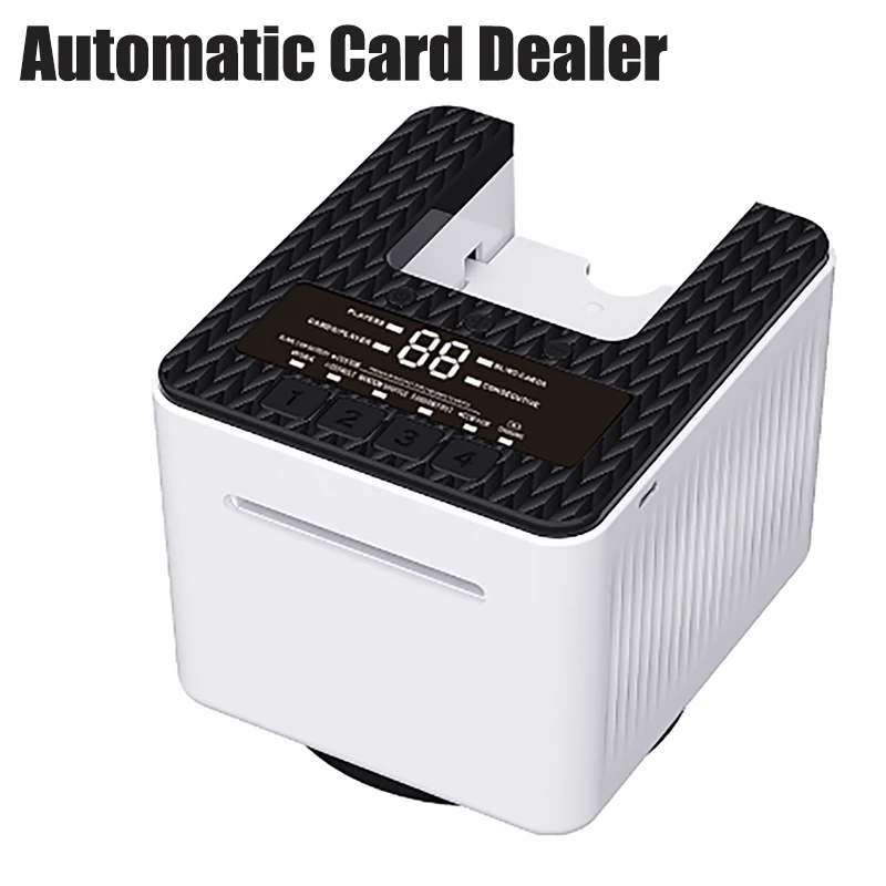 4000mAh Automatic Card Dealer Rechargeable Electric Dealing Machine Playing Cards Dispenser Poker Tools For Home Party Camping