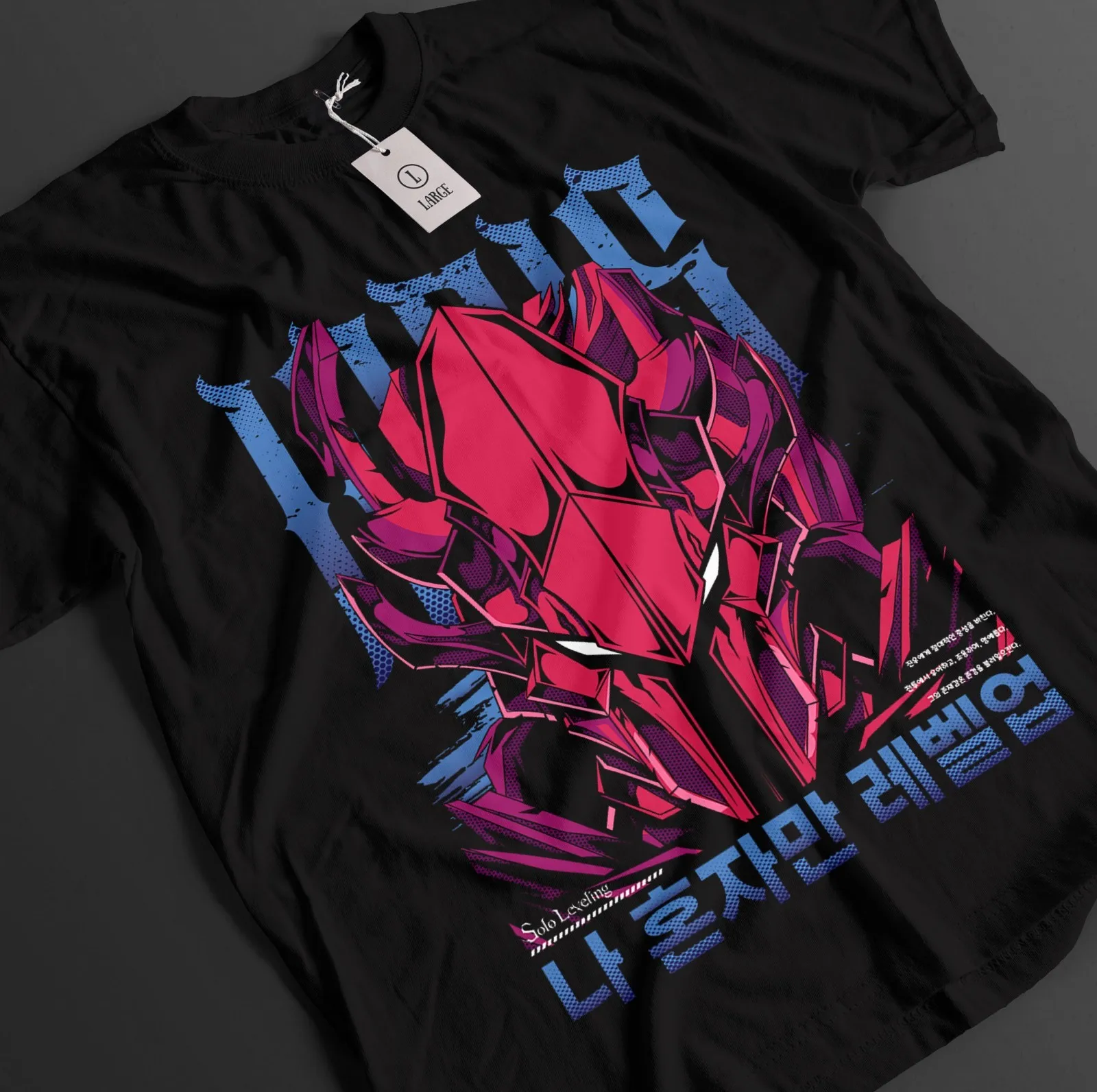 Solo Leveling Shirt Sung Jinwoo Tshirt Haein T-Shirt Beru Top Igris Anime Tee