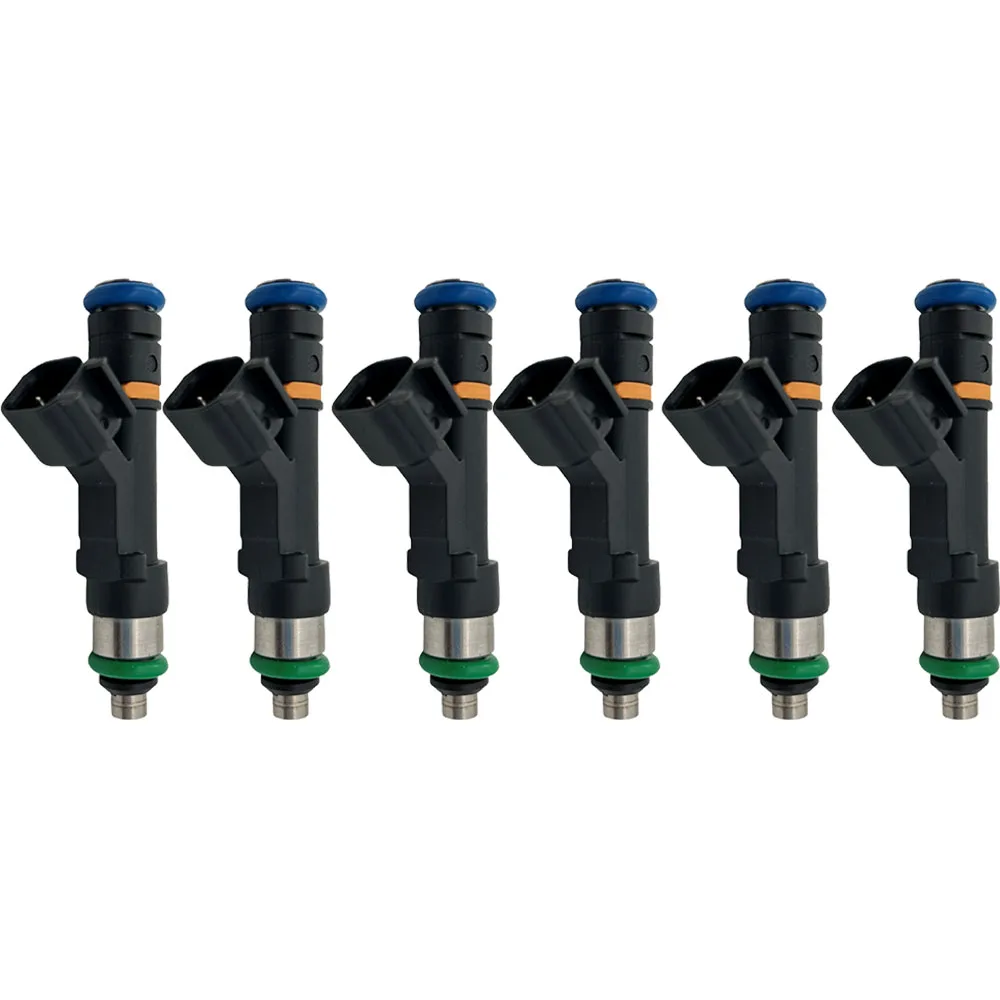 6pcs Fuel Injectors For CHRYSLER GRAND VOYAGER DODGE CARAVAN JEEP WRANGLER 3.8 2007 2008 0280158119 04861667AA Accessories