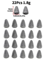 22pcs 1.8g