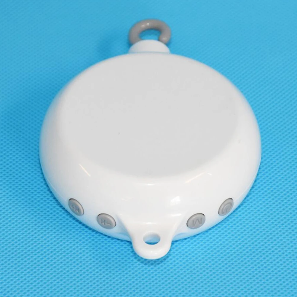 Baby Bed Musical Box with 12 Tunes Electric Crib Mobile Bell for Newborns Soothing Sleep Aid Infant Nighttime Entertainment