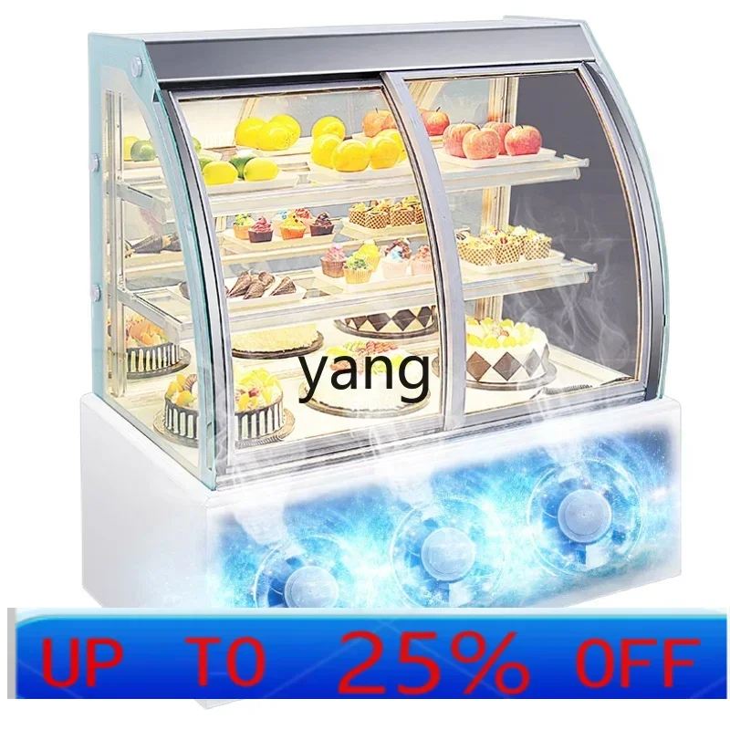 CX Refrigerated Display Cabinet Commercial Fruit Deli Dessert Freezer Air Cooled Desktop Small Fresh Keeper