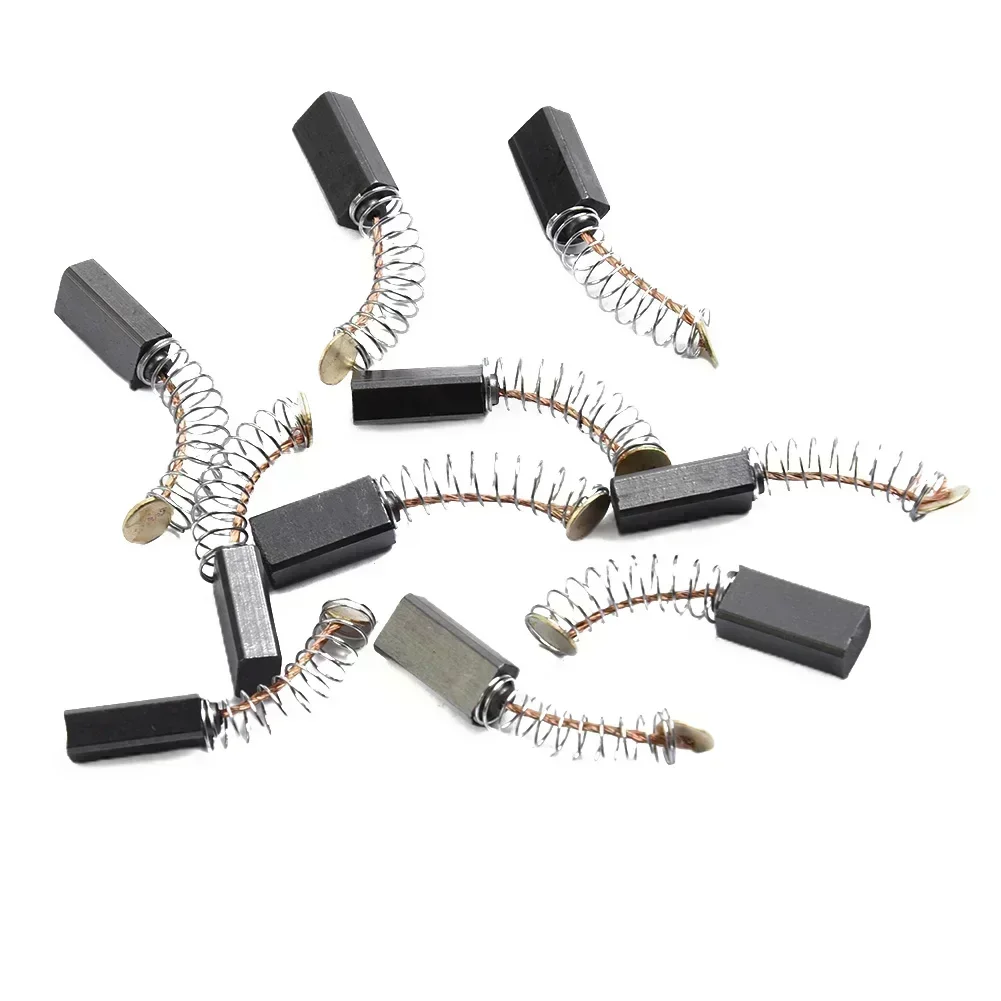 전기 모터용 탄소 브러시 키트, 13mm x 6mm x 4mm 탄소 고품질 교체 전동 공구 액세서리, 10 개