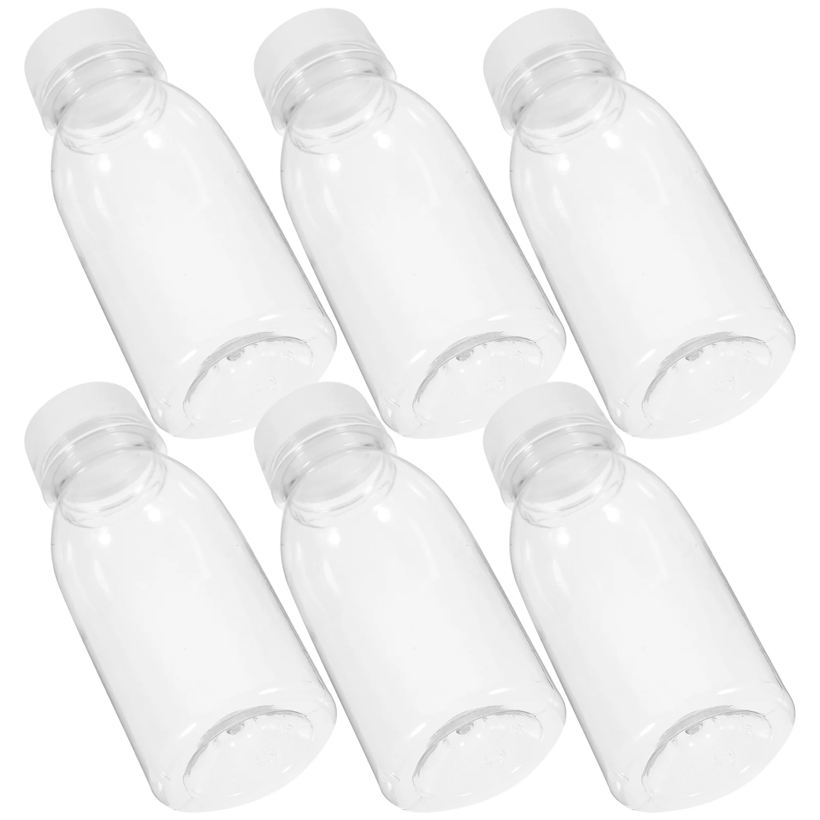 Bouteille Transparente en Plastique pour Pudding, Lait Frais, Yogogan, Eau, Boisson, Voyage pour Animaux de Compagnie, 10 Pièces