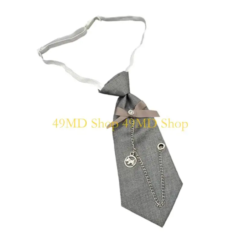49MD Breathable Easyly Care Unisex Tie Durability Polyester Necktie Daily Wear