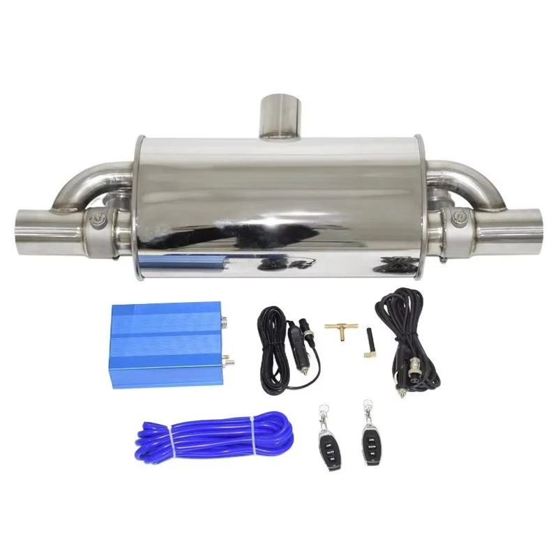 

Universal Pneumatic Vacuum Valve Exhaust Controller Set Stainless Steel Remote Control Muffler Pump Exhaust Pipes