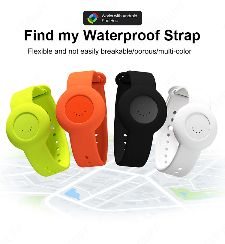Android Smart Location Tracker Bracelet for Iphone Google Find My App Waterproof GPS Kid Elderly Finder Precise Positioning Tag