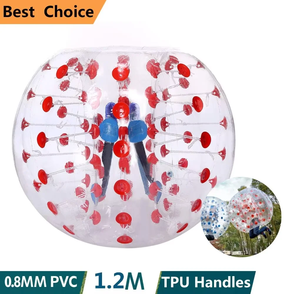 4/5 ft (1.2/1.5 m) Outdoor Inflatable Bubble Buffer Balls Safety Drop Resistance Collision Bumper Ball Funny Body Punching Ball