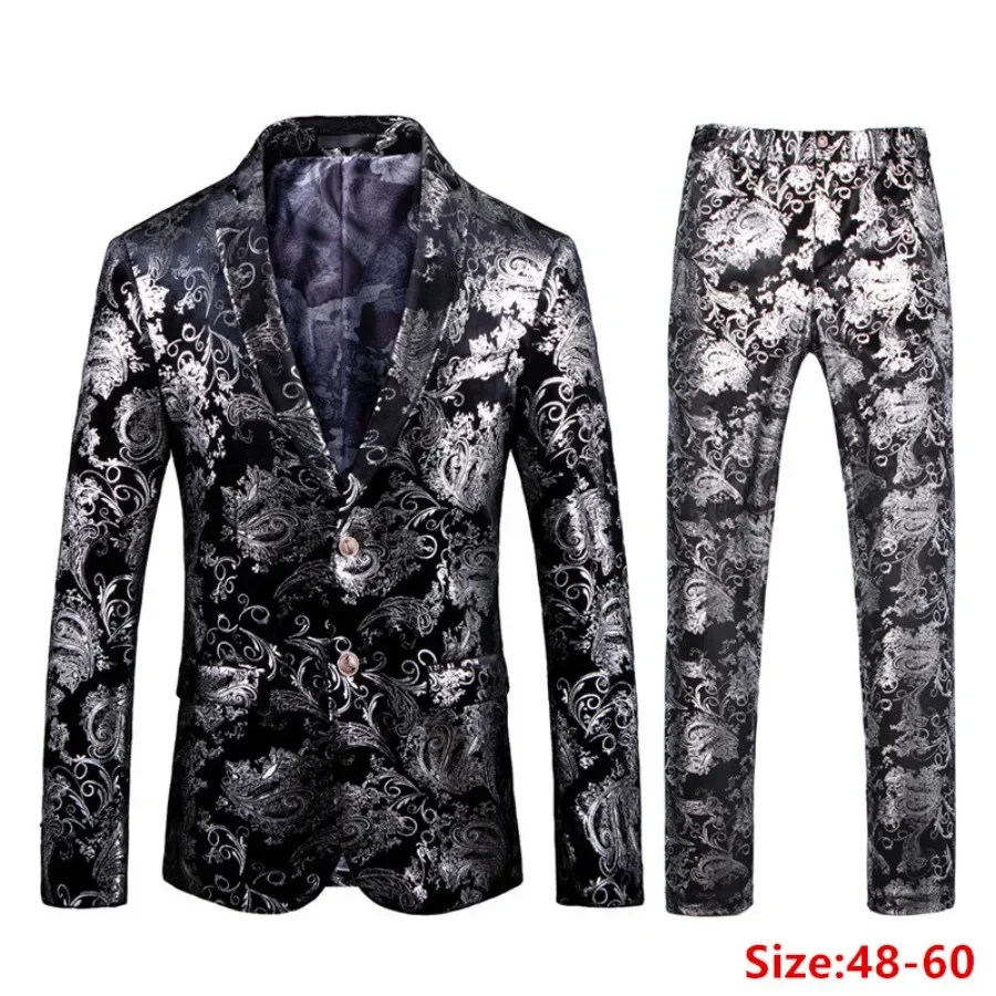 2024 Brand New England Style Men's Suits 2 PCS Sets Fashion Men Luxury Slim Business Wedding Prom Party Tuxedo Blazer and Pants