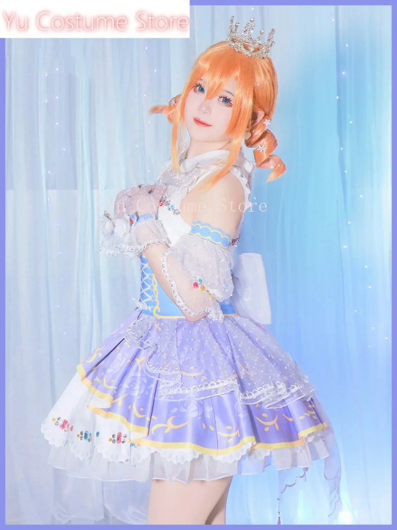 Love Live! Royal Princess Arc Ver Kosaka Honoka Women Cosplay Costume Cos Game Anime Party Uniform Hallowen Play Role Clothes