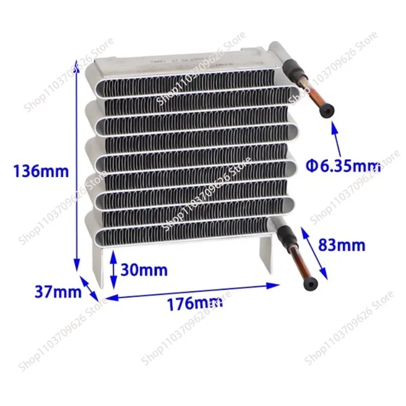 

1pc WT1232S1 condenser fan for condenser machine microchannel water refrigerator air conditioning condenser fin heat exchangers