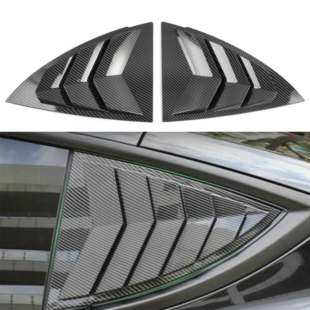 Suitable for Tesla model Y blinds modified exterior decoration black 20-21